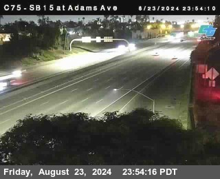 SB 15 at Adams Ave (On Ramp)