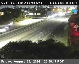 SB 15 at Adams Ave (On Ramp)