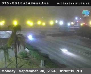 SB 15 at Adams Ave (On Ramp)