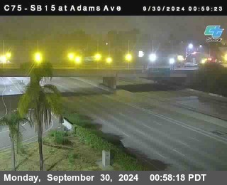 SB 15 at Adams Ave (On Ramp)