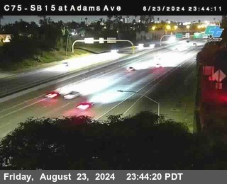 SB 15 at Adams Ave (On Ramp)