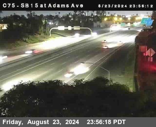 SB 15 at Adams Ave (On Ramp)