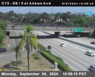 SB 15 at Adams Ave (On Ramp)