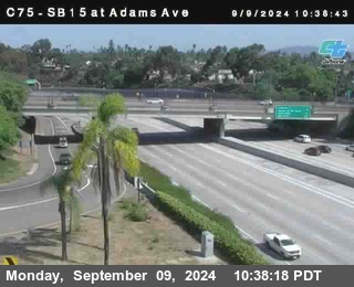 SB 15 at Adams Ave (On Ramp)