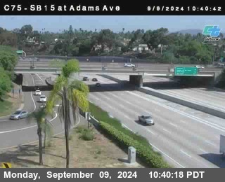 SB 15 at Adams Ave (On Ramp)