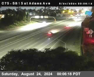 SB 15 at Adams Ave (On Ramp)