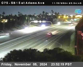 SB 15 at Adams Ave (On Ramp)