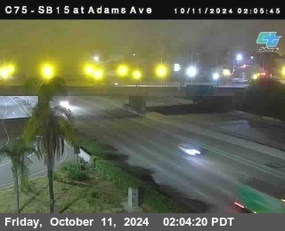 SB 15 at Adams Ave (On Ramp)