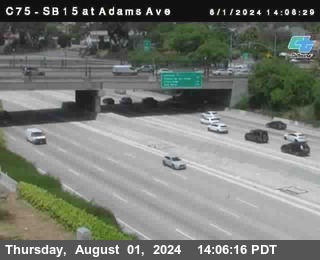 SB 15 at Adams Ave (On Ramp)