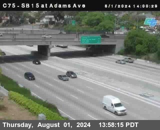 SB 15 at Adams Ave (On Ramp)