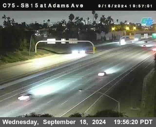 SB 15 at Adams Ave (On Ramp)