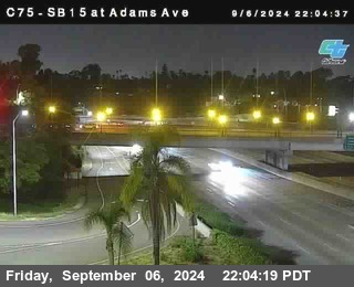 SB 15 at Adams Ave (On Ramp)