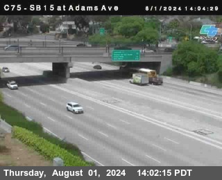 SB 15 at Adams Ave (On Ramp)