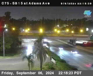 SB 15 at Adams Ave (On Ramp)