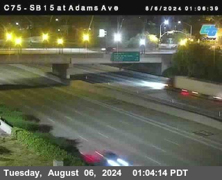 SB 15 at Adams Ave (On Ramp)