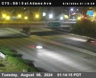 SB 15 at Adams Ave (On Ramp)