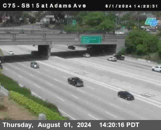 SB 15 at Adams Ave (On Ramp)