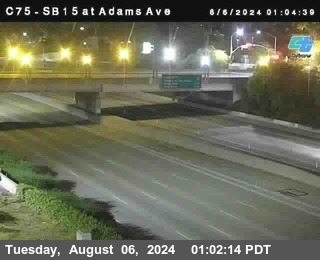 SB 15 at Adams Ave (On Ramp)