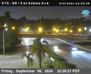 SB 15 at Adams Ave (On Ramp)