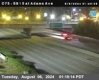 SB 15 at Adams Ave (On Ramp)