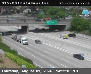 SB 15 at Adams Ave (On Ramp)