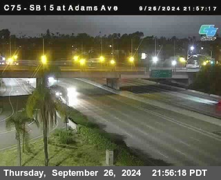 SB 15 at Adams Ave (On Ramp)