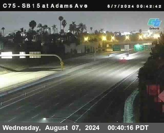 SB 15 at Adams Ave (On Ramp)