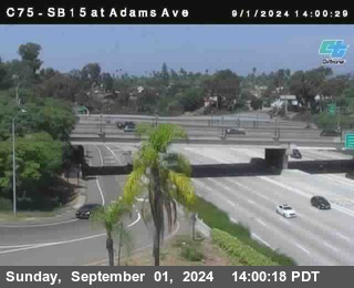 SB 15 at Adams Ave (On Ramp)