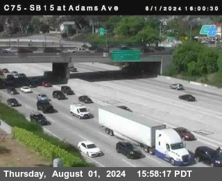 SB 15 at Adams Ave (On Ramp)