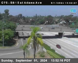 SB 15 at Adams Ave (On Ramp)