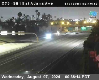 SB 15 at Adams Ave (On Ramp)