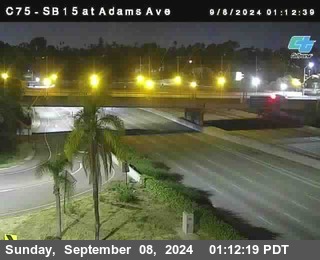 SB 15 at Adams Ave (On Ramp)