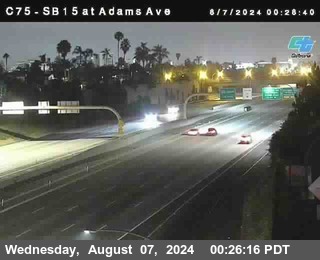 SB 15 at Adams Ave (On Ramp)