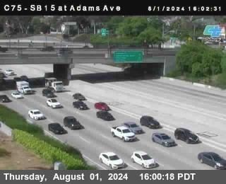 SB 15 at Adams Ave (On Ramp)