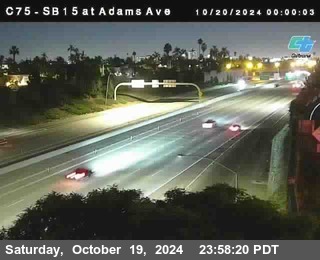 SB 15 at Adams Ave (On Ramp)