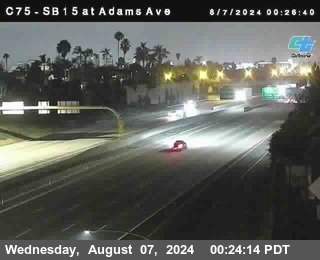 SB 15 at Adams Ave (On Ramp)