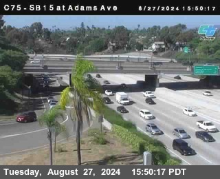 SB 15 at Adams Ave (On Ramp)