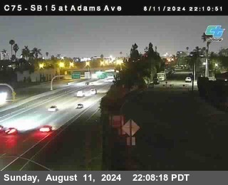 SB 15 at Adams Ave (On Ramp)