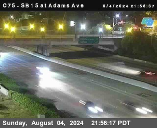 SB 15 at Adams Ave (On Ramp)