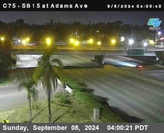 SB 15 at Adams Ave (On Ramp)