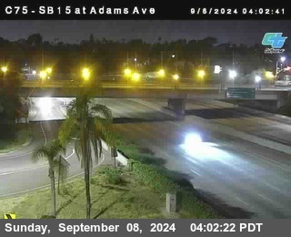 SB 15 at Adams Ave (On Ramp)