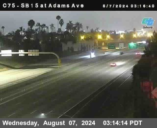 SB 15 at Adams Ave (On Ramp)