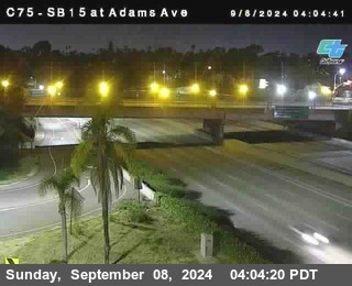 SB 15 at Adams Ave (On Ramp)