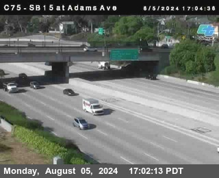 SB 15 at Adams Ave (On Ramp)