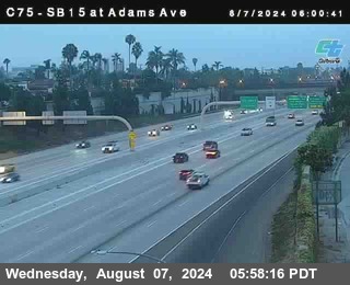 SB 15 at Adams Ave (On Ramp)