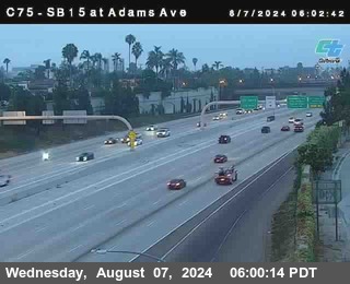 SB 15 at Adams Ave (On Ramp)