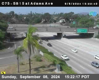 SB 15 at Adams Ave (On Ramp)