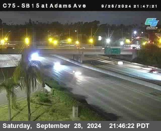 SB 15 at Adams Ave (On Ramp)