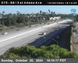 SB 15 at Adams Ave (On Ramp)