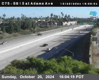 SB 15 at Adams Ave (On Ramp)